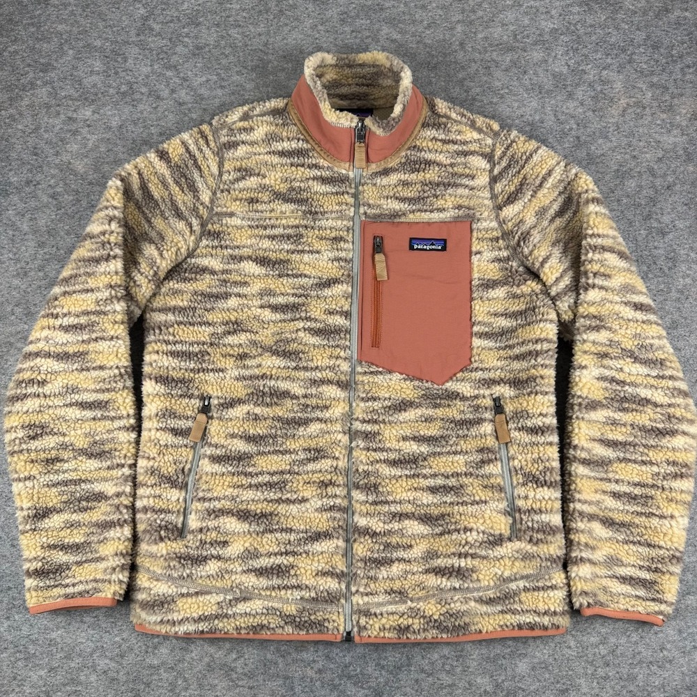 Patagonia Classic Retro-X Fleece Jacket Space Dye Oatmeal 23074 Womens Large L